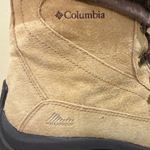Columbia Women's Tan Winter Waterproof Boots 7 1/2 - Picture 4 of 8